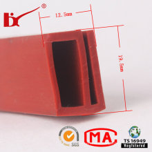 Bande de joint de silicone de joint de silicone de forme E expulsée